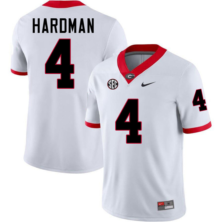 Mecole Hardman Georgia Jersey,University Of Georgia Bulldogs Football Jersey,Uniforms,Gears-White